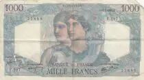 Frankreich 1000 Francs Minerva and Hercules - 11-07-1946 - Serial F.297