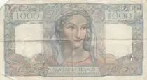 Frankreich 1000 Francs Minerva and Hercules - 11-07-1946 - Serial F.297