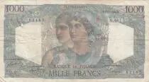 Frankreich 1000 Francs Minerva and Hercules - 15-07-1948 - Serial O.461