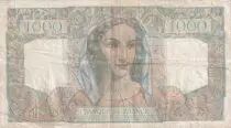 Frankreich 1000 Francs Minerva and Hercules - 15-12-1949 - Serial G.627 - F.41.30