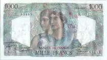 Frankreich 1000 Francs Minerva and Hercules - 1949 - R 555