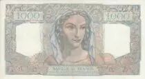 Frankreich 1000 Francs Minerve and Hercule -  07/04/1949  - Serial T.545