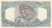Frankreich 1000 Francs Minerve and Hercule - 14/06/1945 - aUNC -P.130