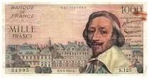 Frankreich 1000 Francs Richelieu -  03-03-1955 - Serial S.125 - Fay.42.11