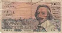 Frankreich 1000 Francs Richelieu -  07-01-1954 - Serial F.26 - Fay.42.04