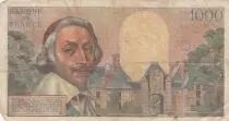 Frankreich 1000 Francs Richelieu -  07-10-1954 - Serial V.70