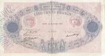 Frankreich 1000 Francs Rose et Bleu - 27-01-1927 - Serial W.967