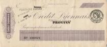 Frankreich 1000 Lire - Postal Bond - signed 20-09-1937