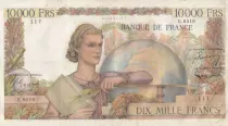 Frankreich 10000 Francs - French genius - 07-04-1955 - Serial E.8519