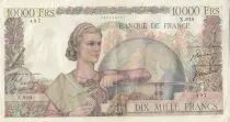 Frankreich 10000 Francs - French genius - 14-09-1950 - Serial X.910