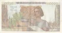Frankreich 10000 Francs - French genius - 30-11-1950 - Serial J.1024