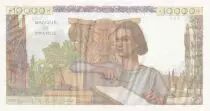 Frankreich 10000 Francs - G&eacute;nie Fran&ccedil;ais - 01-07-1954 - Serial Y.7471