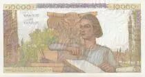 Frankreich 10000 Francs - G&eacute;nie Fran&ccedil;ais - 02-02-1956 - Serial E.10680 - P.132
