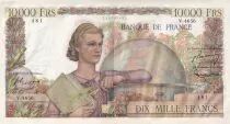 Frankreich 10000 Francs - G�nie Fran�ais - 02-04-1953 - P.132