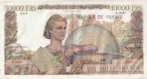 Frankreich 10000 Francs - G�nie Fran�ais - 05-02-1953 - P.132