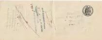 Frankreich 12 francs - Bank cheque receipt - Fenaille et Despeaux - 24-11-1906