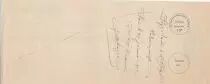 Frankreich 124.15 francs - Bank cheque receipt - practical business school - 27-01-1912