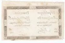 Frankreich 125 Livres - 7 Vend&eacute;miaire An II - 1793 - Sign. Le Fuel - VF