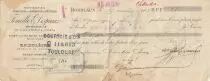 Frankreich 13 francs - Bank cheque receipt - Fenaille & Despeaux - 1907
