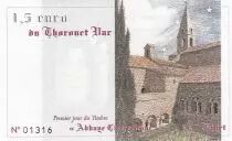 Frankreich 1.5 euros - First day of the stamp - Thoronet Abbey - 1996