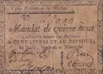 Frankreich 15 Sous - Allier - Moulins - 1791-1792