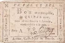 Frankreich 15 sous - Catholic and Royal Army - Manlevrier 1794