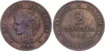 Frankreich 2 Centimes Ceres - Third Republic - 1884 A Paris