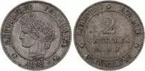Frankreich 2 Centimes Ceres - Third Republic - 1892 A Paris