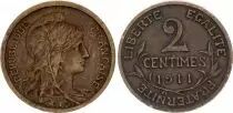 Frankreich 2 centimes Dupuis - Third Republic - 1911