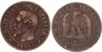 Frankreich 2 Centimes Napoleon III - Nude Head - 1856 W Lille