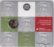 Frankreich 2 Euros Comm&eacute;mo. 2012 - Centenary of Abb&eacute; Pierre\'s birth