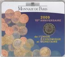 Frankreich 2 Euros Economic and Monetary Union - 2009 - BE