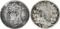 Frankreich 2 Franc Charles X - 1827 W Lille Silver