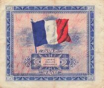 Frankreich 2 Francs - Allied Military Currency - 1944 - No Serial