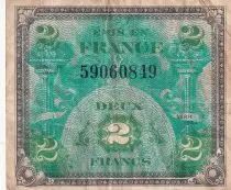 Frankreich 2 Francs - Allied Military Currency - 1944 - Without Serial - P.114