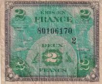 Frankreich 2 Francs - Allied Military Currency - 1944 - Without Serial - P.114