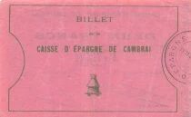 Frankreich 2 Francs - Cambrai Savings Bank - Serial D2