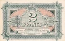 Frankreich 2 Francs - Chamber of Commerce - Bordeaux - 1917 - Cancel