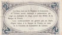 Frankreich 2 Francs - Chambre de commerce - Lorient - 1915 - S&eacute;rie A
