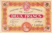 Frankreich 2 Francs - Chambre de Commerce - Nancy - 11-11-1918 - S&eacute;rie C