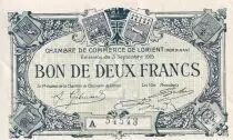 Frankreich 2 Francs - Chambre de commerce de Lorient - 1915 - P.75-22
