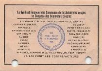 Frankreich 2 Francs - Cities of Vosges - 05-12-1917 - Serial 3