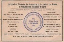 Frankreich 2 Francs - Cities of Vosges - 14-08-1916 - Serial 1