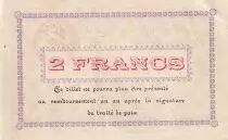 Frankreich 2 Francs - Cornimont - 1915 - Serial A - P.88-17
