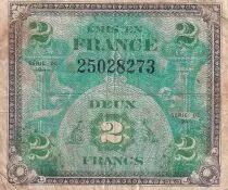 Frankreich 2 Francs - Flag - 1944 - Without Serial - P.114