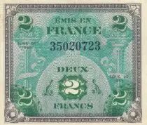 Frankreich 2 Francs - Flag - Serial of 1944