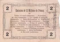 Frankreich 2 Francs - Fourmies - Regional Coupon  - 08-05-1916 - Serial 1