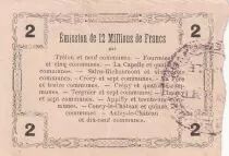 Frankreich 2 Francs - Fourmies - Regional Coupon  - 08-05-1916 - Serial 2