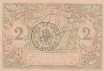 Frankreich 2 Francs - Lille Chamber of Commerce- 1917 - Number 000,975