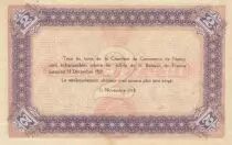 Frankreich 2 Francs - Nancy - Chamber of Commerce - 11-11-1918 - Serial A